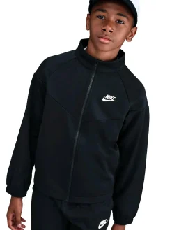 Sale NIKE k nsw df tracksuit pk fz BLACK/BLACK/WHITE