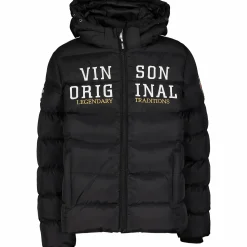 Sale VINSON king logo jacket jr Black