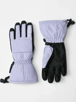 Best BULA liftie ski gloves jr Lilac