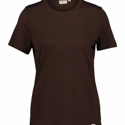 Outlet LE DON DE VIE lounge classic tee w Brown