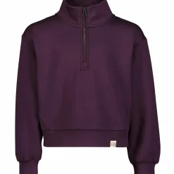 Outlet LE DON DE VIE lounge half zip jr Plum