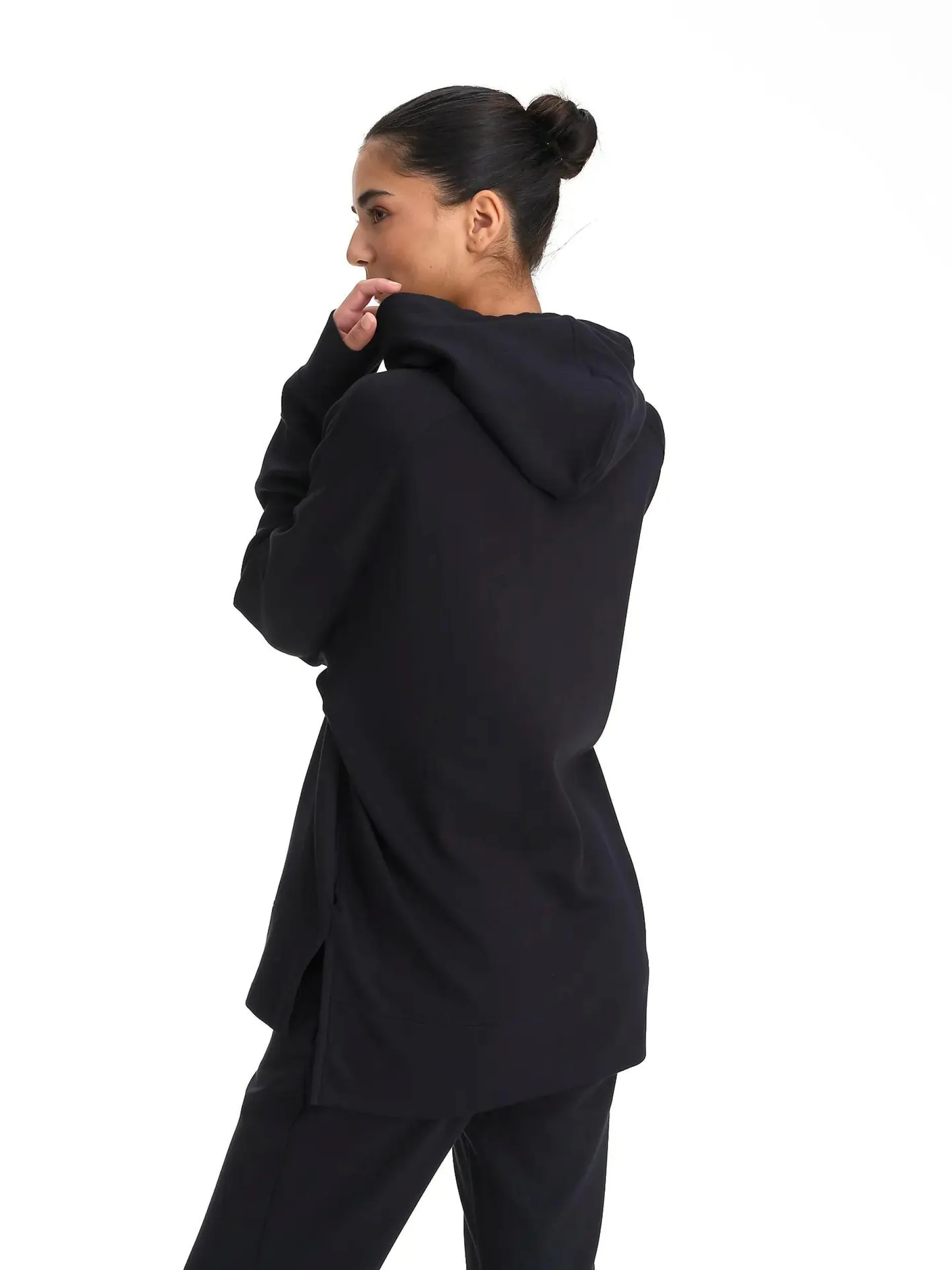 Clearance LE DON DE VIE lounge oversize hoodie w Black