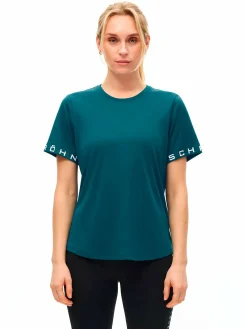 Discount RÖHNISCH lush logo tee MIDNIGHT TEAL