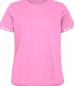 Best RÖHNISCH lush logo tee FUCHSIA PINK