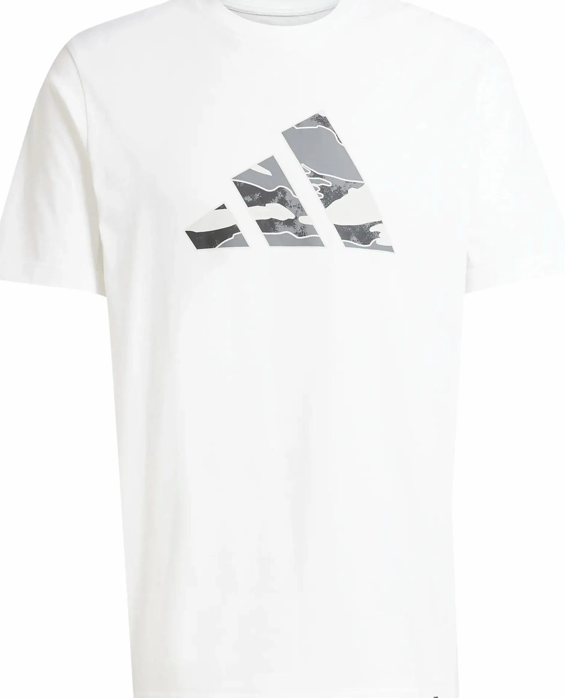 Clearance ADIDAS m camo logo tee WHITE
