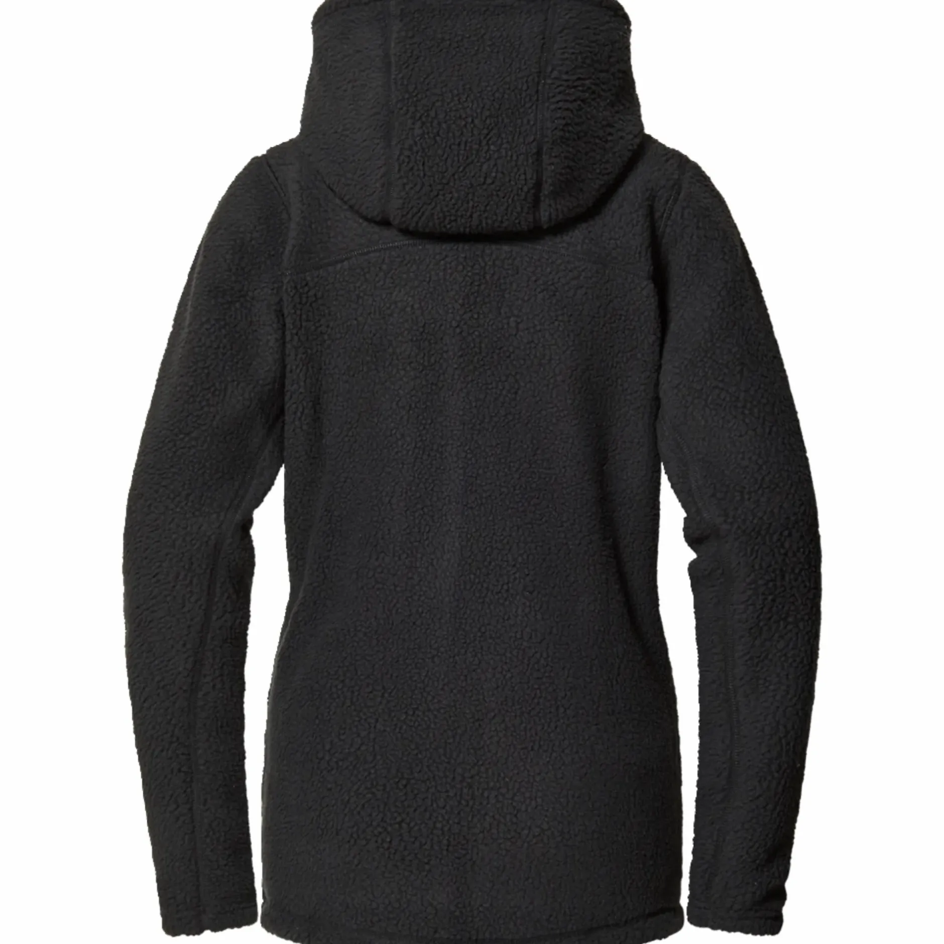 Clearance HAGLÖFS malung pile hood women TRUE BLACK