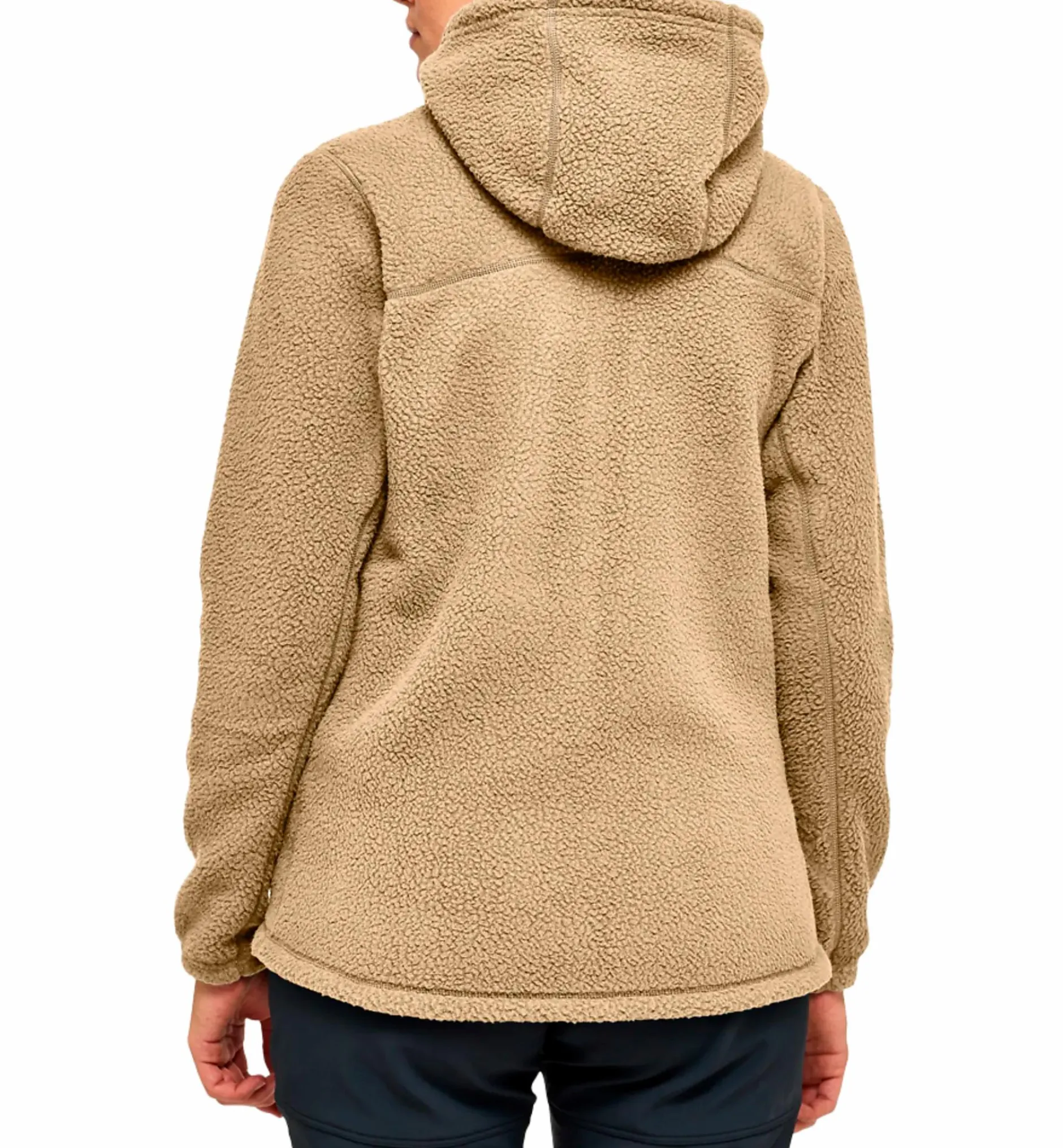 Hot HAGLÖFS malung pile hood women SAND