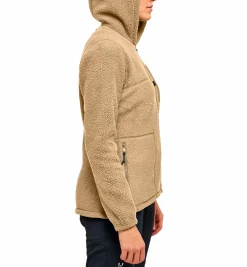 Hot HAGLÖFS malung pile hood women SAND