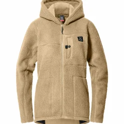 Hot HAGLÖFS malung pile hood women SAND