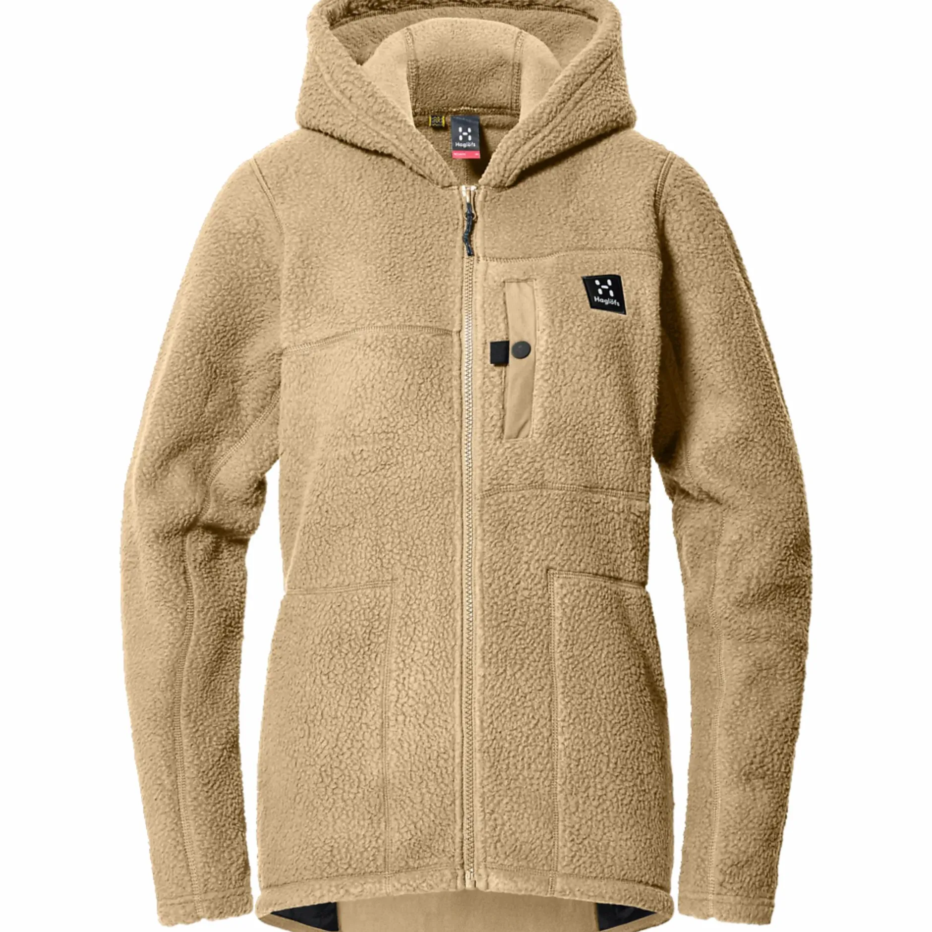 Hot HAGLÖFS malung pile hood women SAND