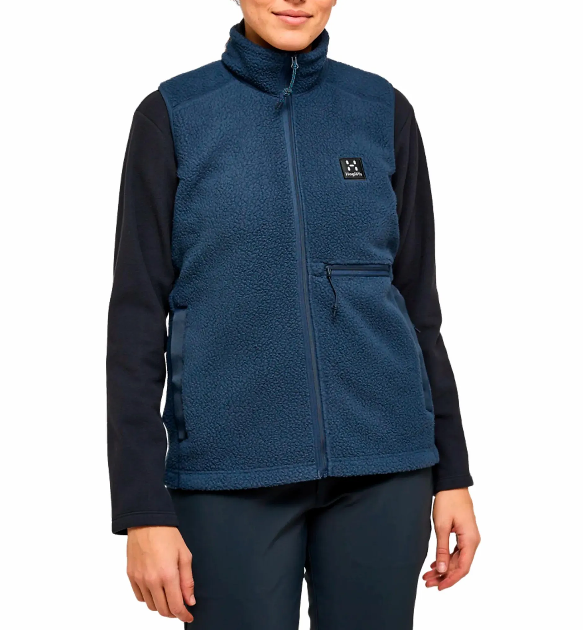 Discount HAGLÖFS malung pile vest women TARN BLUE