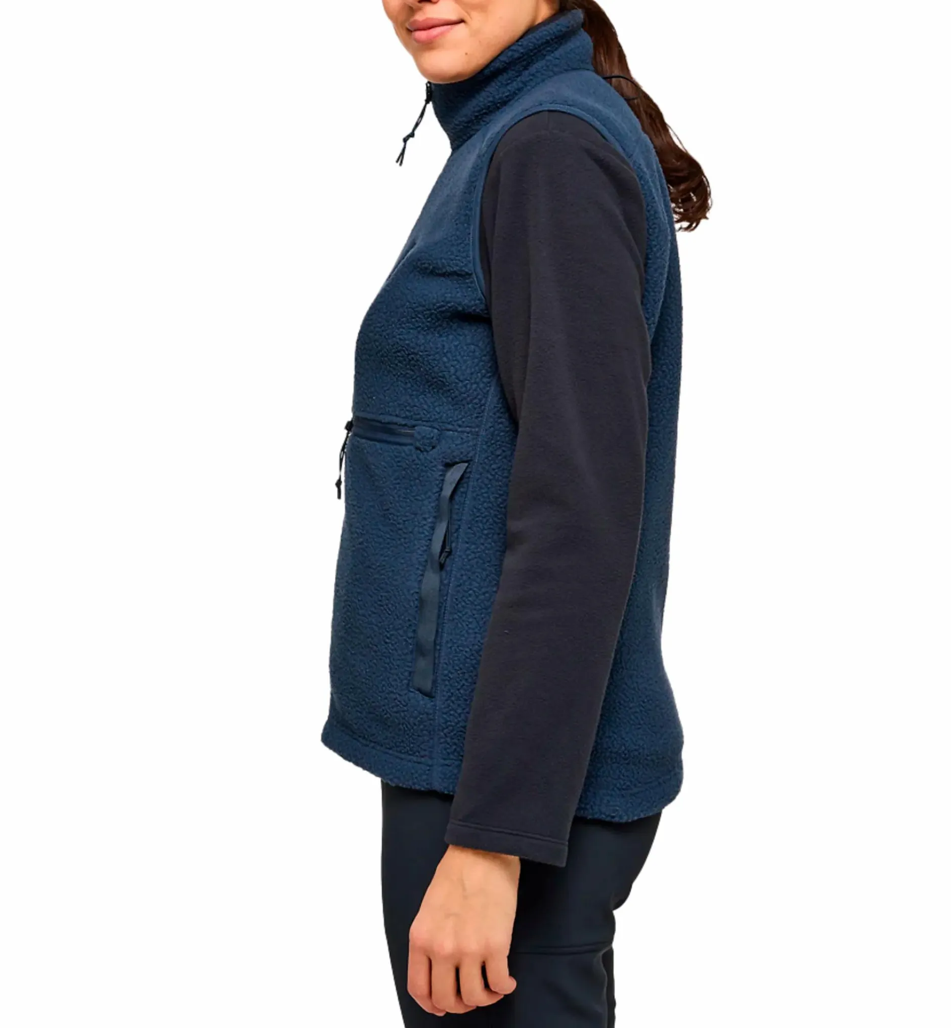 Discount HAGLÖFS malung pile vest women TARN BLUE