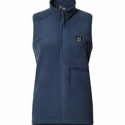 Discount HAGLÖFS malung pile vest women TARN BLUE