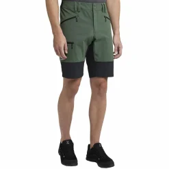 Clearance HAGLÖFS mid slim shorts men FJELL GREEN/BLACK