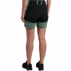 Outlet HAGLÖFS mid standard shorts women FJELL GREEN/BLACK