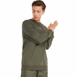 New PUMA modern basics crew tr Grape Leaf