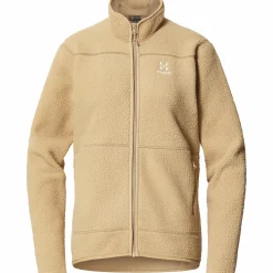 Discount HAGLÖFS mossa pile jacket women SAND