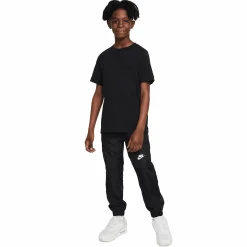 Outlet NIKE big kids' short-sleeve t-shirt Black