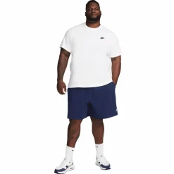 Outlet NIKE club men's knit shorts Navy/White
