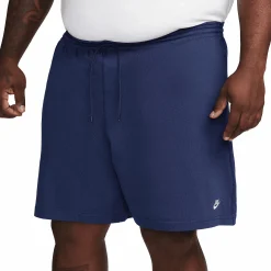 Outlet NIKE club men's knit shorts Navy/White