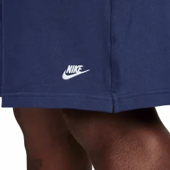 Outlet NIKE club men's knit shorts Navy/White