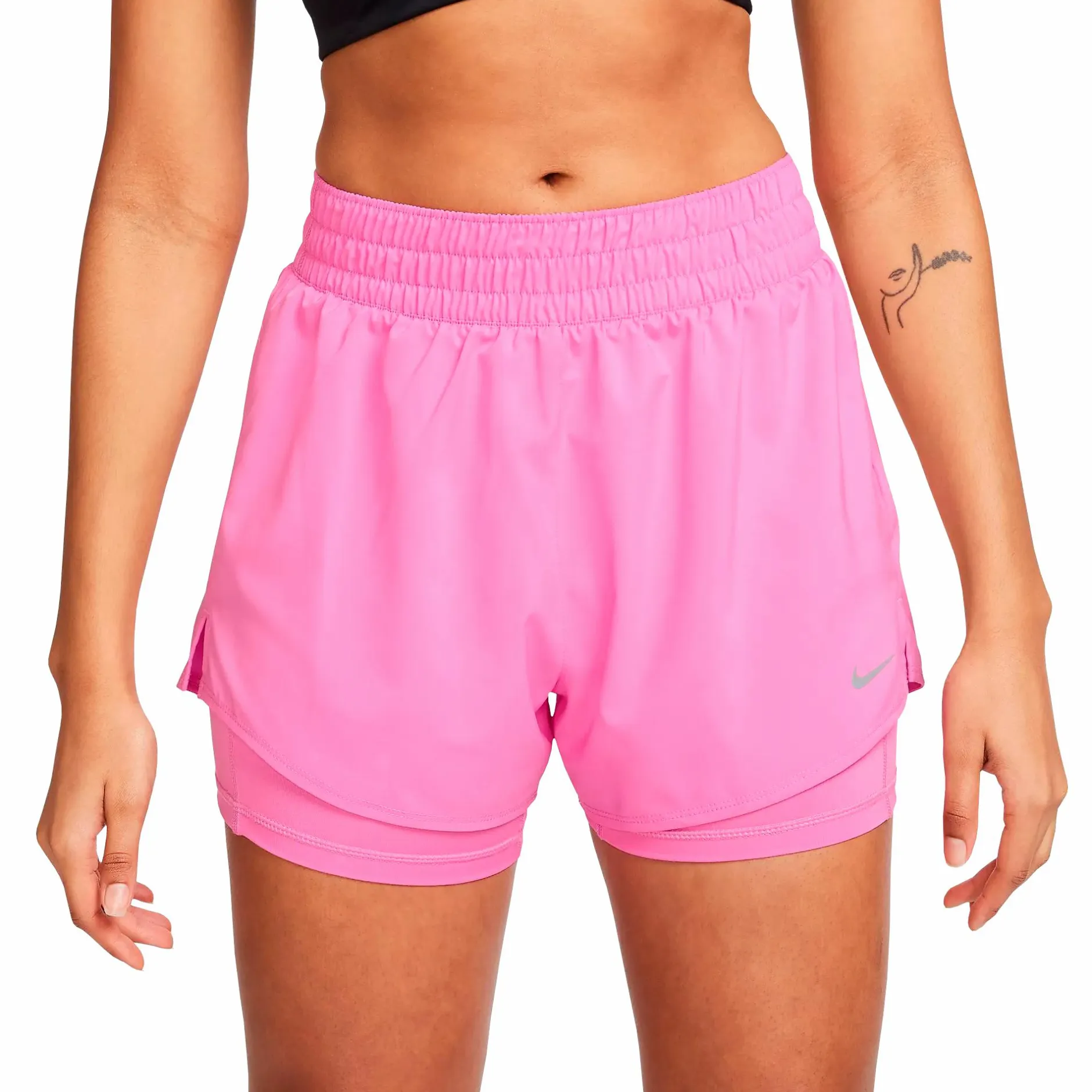 Discount NIKE one women's dri-fit high-waist Playful Pink