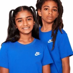 Best NIKE sportswear big kids' t-shirt Game Royal
