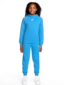 Clearance NIKE sportswear club fleece big kid BLUE/WHITE