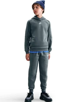 New NIKE sportswear club fleece big kid SMOKE GREY