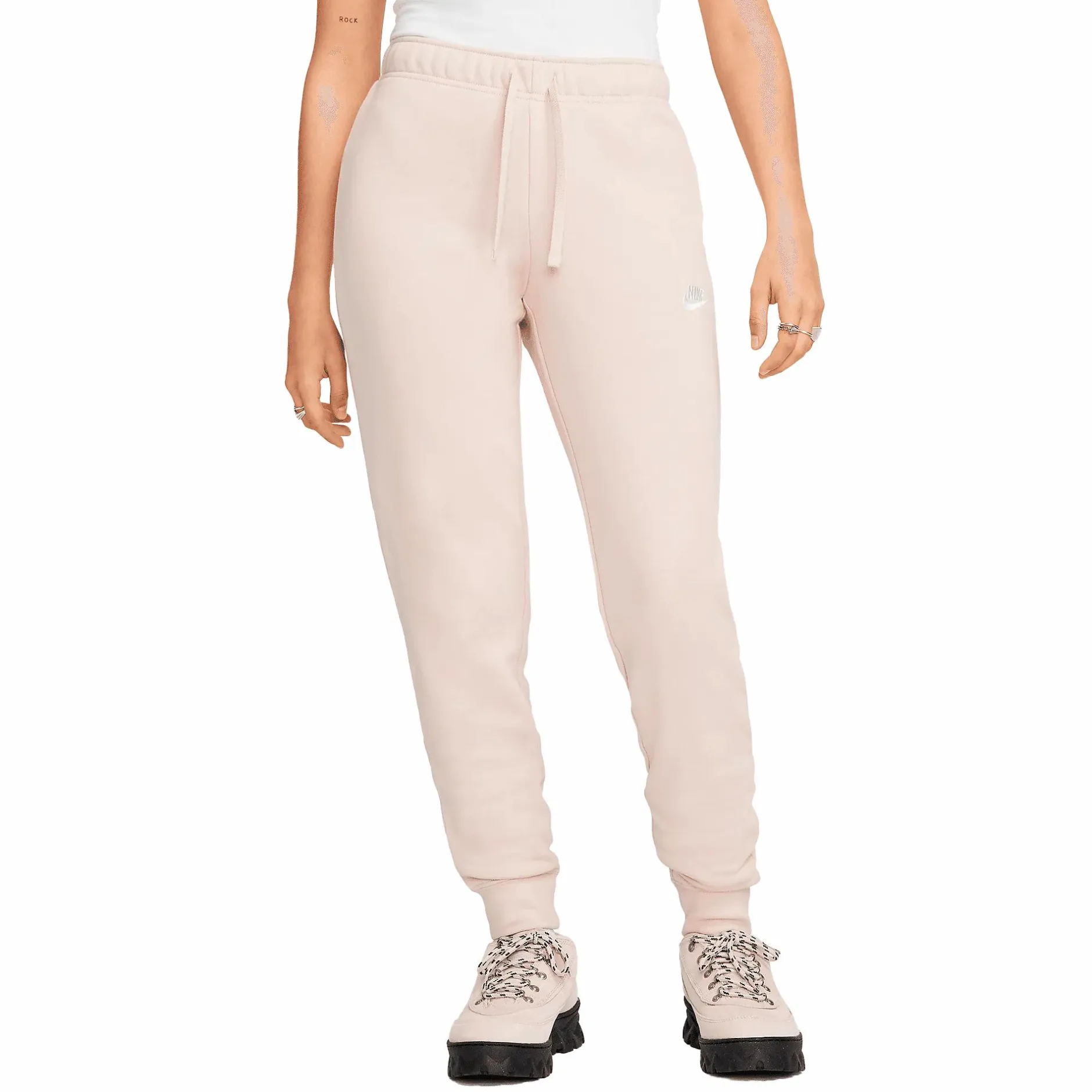 NIKE sportswear club fleece women's Pink Oxford/White