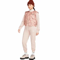 NIKE sportswear club fleece women's Pink Oxford/White