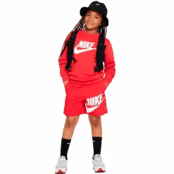 Outlet NIKE sportswear club fleece big kid University Red/Whi