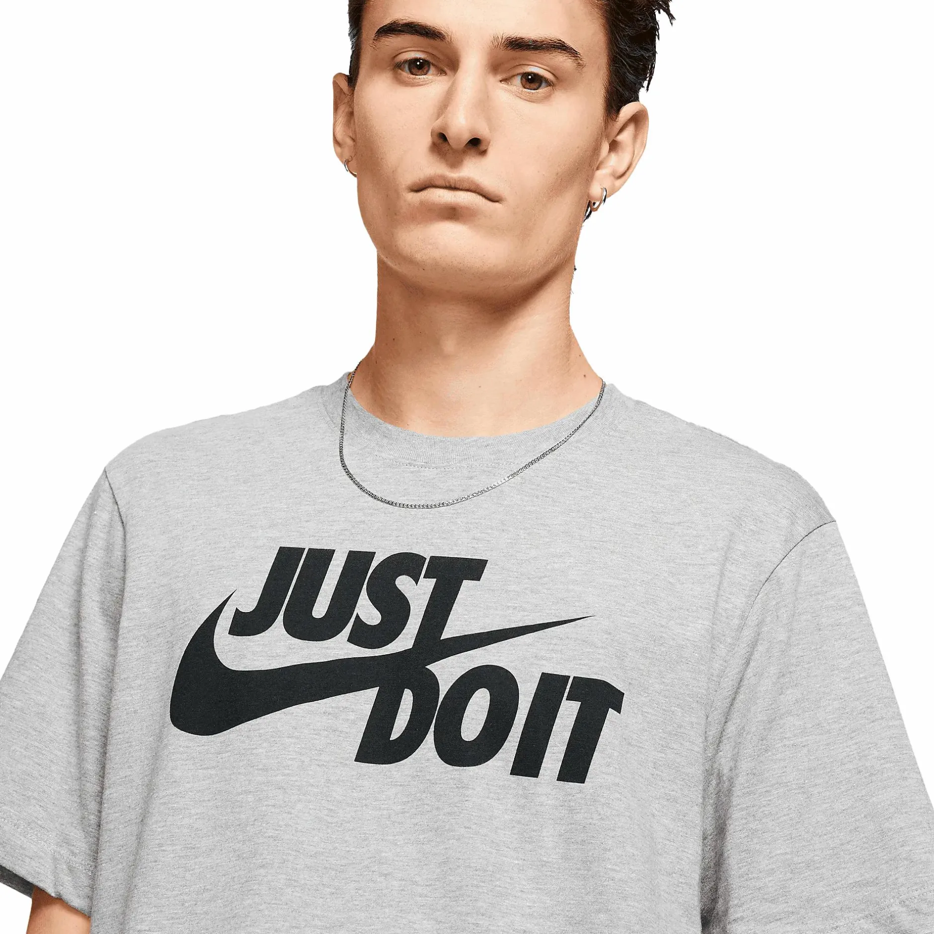 Sale NIKE sportswear jdi men's t-shirt Grey Heather/Black
