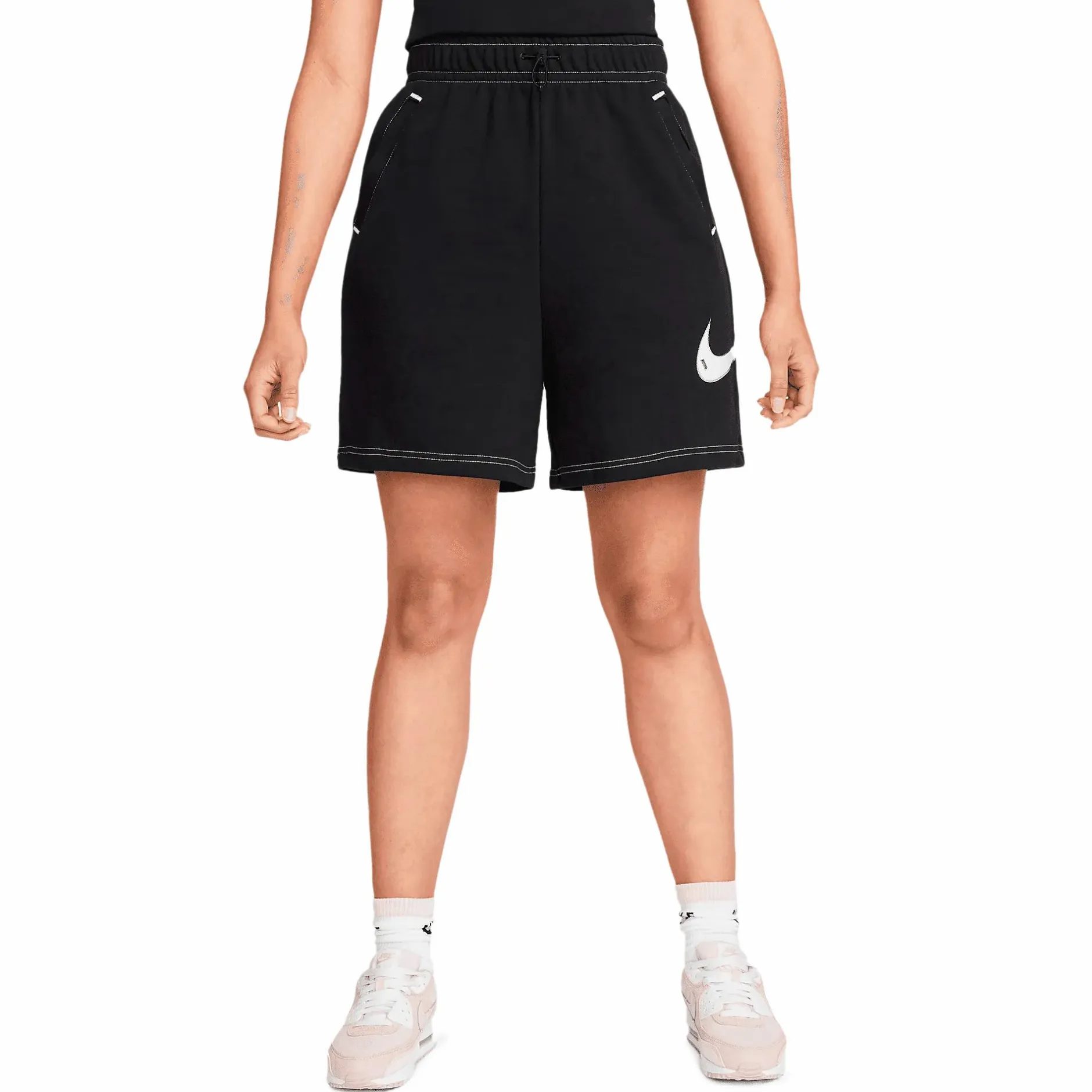 Hot NIKE sportswear swoosh women's ball Black/Black
