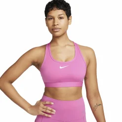 New NIKE swoosh medium support women's Playful Pink