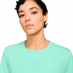 Sale NIKE tempo df ss top w Mint/reflective
