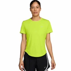 Clearance NIKE tempo women's dri-fit short-sl Cyber/silver
