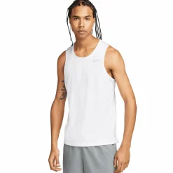 Outlet NIKE nk df miler tank m White/Reflective