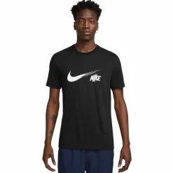 New NIKE nk df tee hbr gfx pack m Black