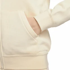 Hot NIKE nsw club fz hoodie w Coconut Milk/Black