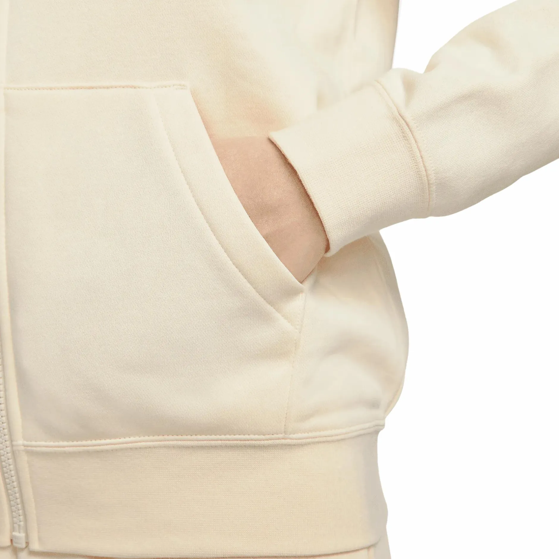 Hot NIKE nsw club fz hoodie w Coconut Milk/Black