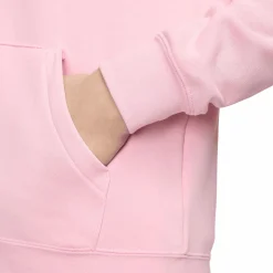 Best NIKE nsw club fz hoodie w Soft Pink/White