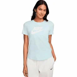 Online NIKE nsw tee essntl w Glacier Blue/White