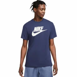 Discount NIKE nsw tee icon futura m Navy/white