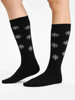 Clearance SEGER 2p kids wool socks Black/black