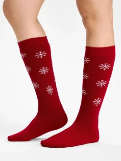 Discount SEGER 2p kids wool socks Black/red