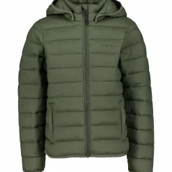 Hot OCEAN WORKS padded hood jacket jr Forest Green