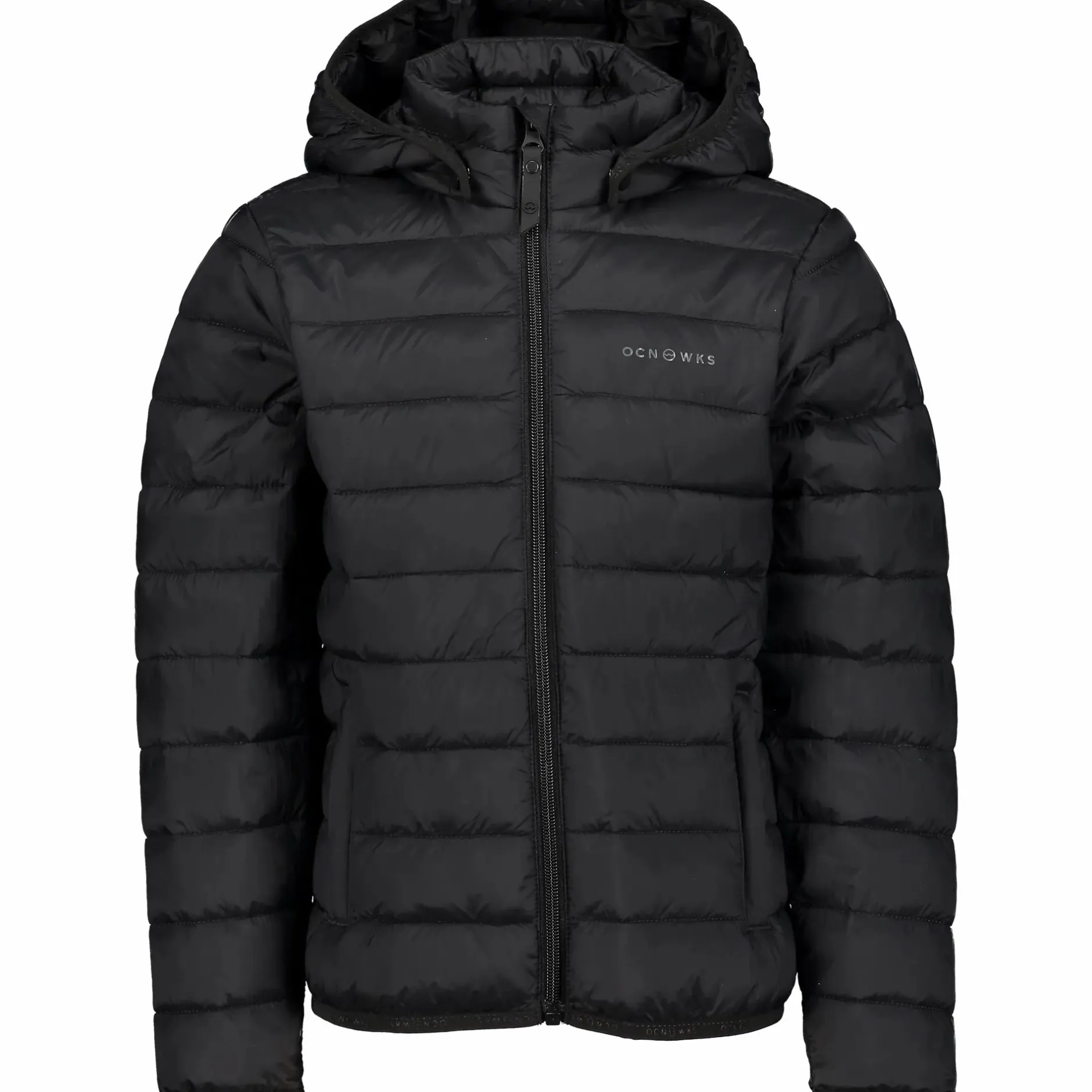 Clearance OCEAN WORKS padded hood jacket jr Black