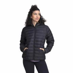 Outlet OCEAN WORKS padded hood jacket w Black