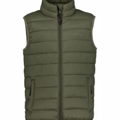 Outlet OCEAN WORKS padded vest jr Forest Green
